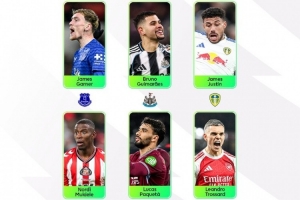 英超第19轮最佳球员候选：詹姆斯·加纳、帕奎塔、特罗萨德在列