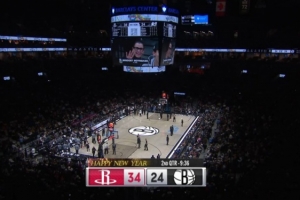 连珠炮！谢泼德外线开火连中2记三分 率队领先10分再度打停篮网