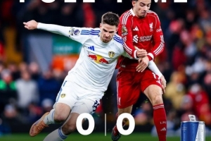 0-0利物浦！利兹联近6轮2胜4平，本赛季英超客场首次零封