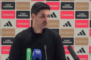 阿尔特塔：卡拉菲奥里和莫斯克拉将缺席 我们总是有提升的空间