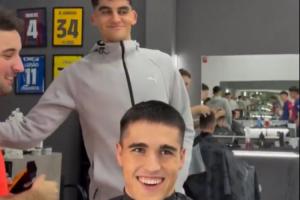 新年新气象！库巴西剃寸头，队友马丁亲自上手帮忙