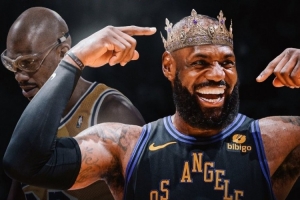 詹姆斯41岁后已经得到48分 超越贾巴尔&高居历史第一多