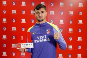 4场1助攻，马竞官方：新援普比尔当选2025年12月最佳球员