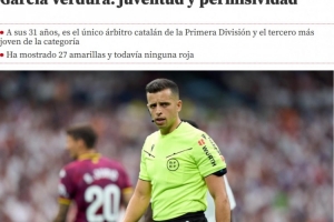西甲第3年轻裁判！打破惯例，加泰地区裁判巴尔杜拉执法加泰德比