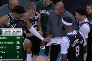 🥵泄露高级机密！小波特：老里画了战术 字母哥否决重新画了！