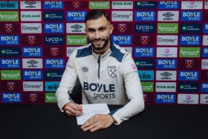 官方：拉齐奥前锋卡斯特拉诺斯加盟西汉姆，据悉转会费3000万欧