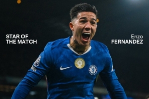 补时绝平！恩佐当选对阵曼城一役切尔西队内最佳球员