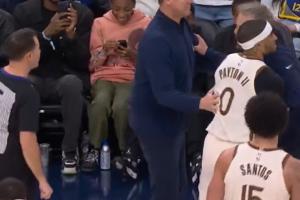 必须调查！裁判漏吹小佩顿被干扰球 勇士最后就输1分