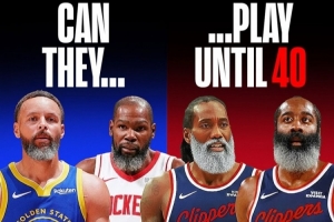 球迷之所向！美媒发问：库里/杜兰特/哈登/小卡能打到40岁吗？