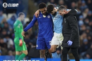 曼城官方：格瓦迪奥尔右腿胫骨骨折，将接受手术伤缺时间待定