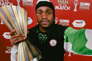 1射2传！卢克曼当选尼日利亚vs莫桑比克全场最佳球员