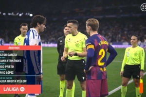 世体：加泰德比裁判维尔杜拉以出色执法赢得巴萨和西班牙人的赞誉