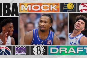 26年模拟选秀：步行者状元彼得森 老鹰榜眼布泽尔 国王探花迪班萨