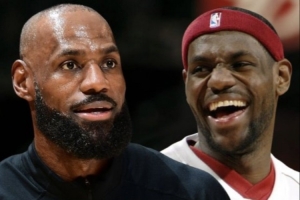 美媒：21岁詹姆斯场均30.2分7.2板6.8助 41岁场均26分7板7助