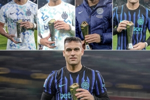 冲击第6场！劳塔罗已经连续5场当选国米在意甲的最佳球员奖项