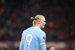 攻破布莱顿球门，哈兰德的进球是英超历史上的第35000粒进球