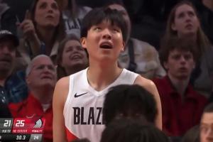 杨瀚森对抗海王吃亏！斯普利特场边鼓励：Come on！Hansen！