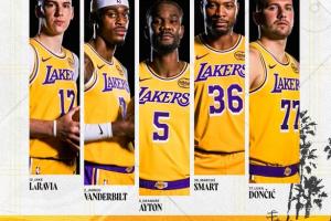 詹姆斯缺阵！湖人迎一套全新首发 范德彪顶替出战！