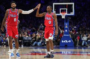 76人2K能力值变化：马克西+1至93 埃奇库姆+1至82 乔治-2至81