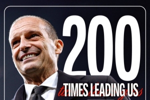 前199场104胜！阿莱格里迎执教米兰200场里程碑之战