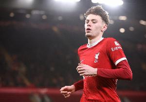 利物浦上赛季至今31次中框是英超同期最多，布拉德利是队内第15人