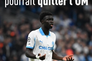 意天空：罗马有意马赛18岁前锋瓦斯，本赛季法甲出场14次打进4球