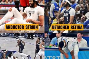 浓眉被湖人交易至独行侠至今出战不到30场比赛 已遭遇6处不同伤病