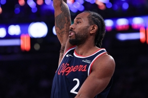 机器人！莱昂纳德连续19场得分20+ 生涯纪录为22场