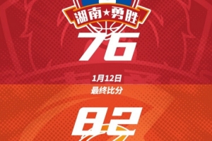 2025-2026赛季NBL联赛第7场焦点战：长沙勇胜76-82憾负合肥狂风