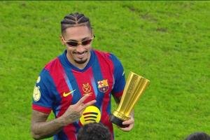 拉菲尼亚谈折射进球：付出努力好运自然会眷顾你，我总是全力以赴