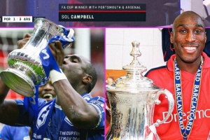 两个都是老东家！索尔·坎贝尔现场观战阿森纳vs朴茨茅斯