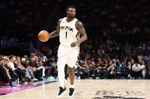 慢热！锡安首节2中0仅靠罚球拿到3分 正负值-10