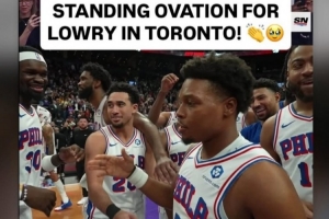 洛瑞在猛龙主场被球迷致敬！詹姆斯转发：理应如此🙌🏻