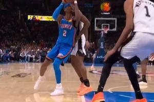 每日任务完成！SGA打进2+1！连续111场20+！距离历史第一还差15场