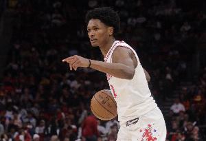 阿门进入26年以来场均23.1分8.9板4.3助攻 真实命中率64.1%