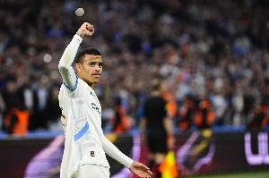 单场比赛参与5粒进球，格林伍德是近15个赛季马赛首人