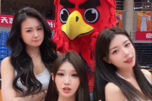 明晚再战浙江！青岛崂山啤酒吉祥物和篮球宝贝邀您一起现场助阵