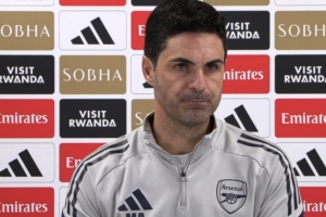 阿尔特塔：曼市德比先赛但不会让我们分心 希望约克雷斯延续表现