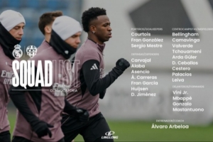 皇马公布战莱万特大名单：姆巴佩卡雷拉斯在列，罗德里戈缺席