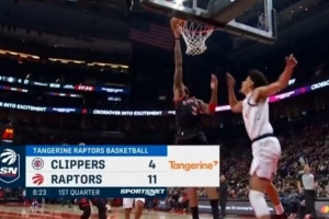 攻防压制！英格拉姆扑防大帽哈登 随后反击暴扣打停快船