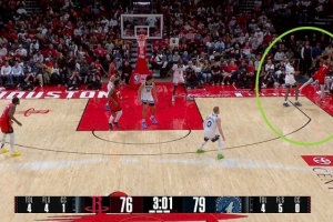 剧本看过？杜兰特砸麦克丹尼尔斯出界 森林狼挑战成功&KD先出界